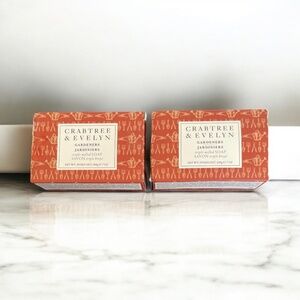Crabtree & Evelyn Gardeners Bar Soap 2 Pack | 200g/ 7oz Each  Luxury Herbal Soap